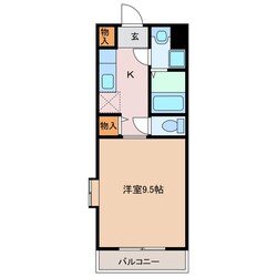 阿漕駅 徒歩9分 3階の物件間取画像